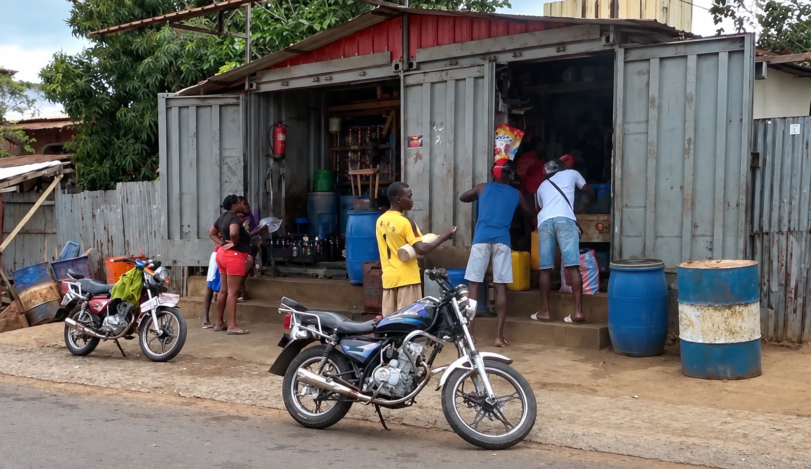 posto de venda de combustível